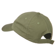 Handicapped Logo Embroidered Pigment Dyed Cotton Cap