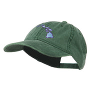 Hawaii State Map Embroidered Washed Cap