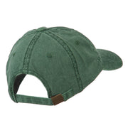 Hawaii State Map Embroidered Washed Cap