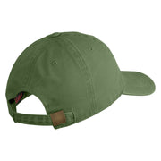 US Air Force Wing Embroidered Pigment Dyed Cap - Olive OSFM