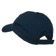 Handicapped Logo Embroidered Pigment Dyed Cotton Cap