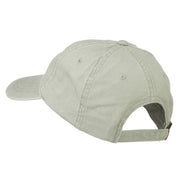 Hawaii State Map Embroidered Washed Cap