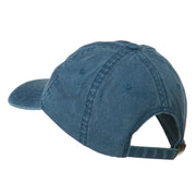 Hawaii State Map Embroidered Washed Cap