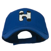 Holstein Alphabet AM Letters Embroidered Youth Brushed Cap