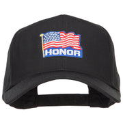 Honor American Flag Patched Twill Cap