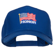 Honor American Flag Patched Twill Cap