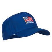 Honor American Flag Patched Twill Cap