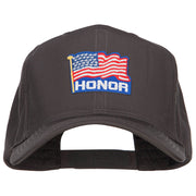 Honor American Flag Patched Twill Cap