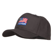 Honor American Flag Patched Twill Cap