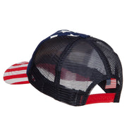 Happy Birthday America Embroidered Foam USA Cap