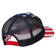 Happy Birthday America Embroidered Foam USA Cap