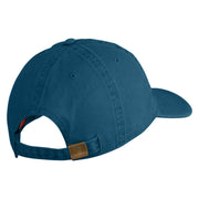 US Air Force Veteran with Wing Embroidered Pigment Dyed Cap - Navy OSFM