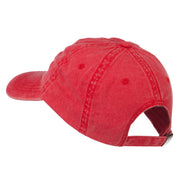 Happy Birthday Embroidered Washed Cap