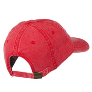 Happy Birthday Embroidered Washed Cap