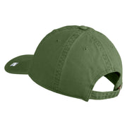US Air Force Veteran with Wing Embroidered Pigment Dyed Cap - Olive OSFM