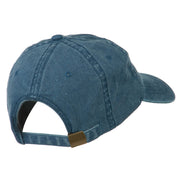 Happy Birthday Embroidered Washed Cap