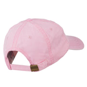 Happy Birthday Embroidered Washed Cap