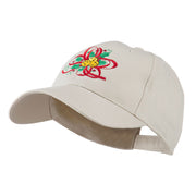 Christmas Holly with Bells Embroidered Cap