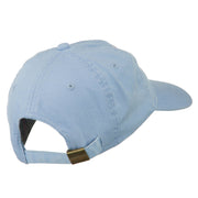 Happy Birthday Embroidered Washed Cap