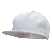 5 Panel Cotton High Profile Flat Bill Unstructured Cap