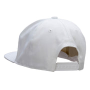 5 Panel Cotton High Profile Flat Bill Unstructured Cap