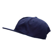 5 Panel Cotton High Profile Flat Bill Unstructured Cap