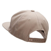 5 Panel Cotton High Profile Flat Bill Unstructured Cap