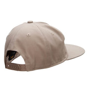 5 Panel Cotton High Profile Flat Bill Unstructured Cap