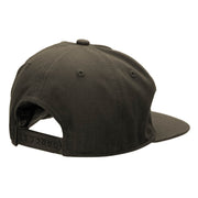 5 Panel Cotton High Profile Flat Bill Unstructured Cap