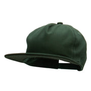 5 Panel Cotton High Profile Flat Bill Unstructured Cap