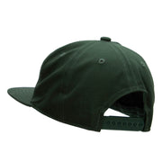 5 Panel Cotton High Profile Flat Bill Unstructured Cap