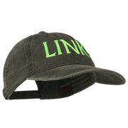 Halloween Character Link Embroidered Washed Dyed Cap