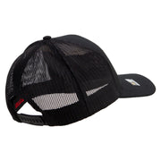 Licensed US Army Aviation Embroidered Solid Cotton Twill Mesh Prostyle Cap - Black OSFM