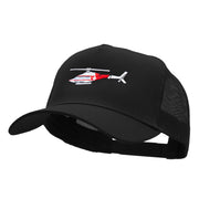 Helicopter Careflight Embroidered Cotton Mesh Trucker Cap