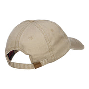 Heart Colorado Flag Embroidered Washed Cap