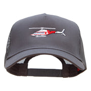 Helicopter Careflight Embroidered Cotton Mesh Trucker Cap