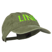 Halloween Character Link Embroidered Washed Dyed Cap