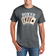 Poker All In Graphic Men's DryBlend Cotton Polyester T-Shirt