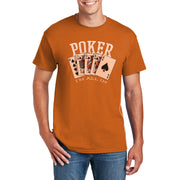 Poker All In Graphic Men's DryBlend Cotton Polyester T-Shirt