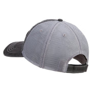 Licensed US Army Aviation Embroidered Low Profile Special Cotton Mesh Cap - Black OSFM