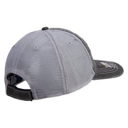 Licensed US Army Aviation Embroidered Low Profile Special Cotton Mesh Cap - Black OSFM