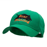 Boar Hunting Embroidered Low Profile Cap