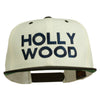 Hollywood Embroidered Two Tone Snapback Cap