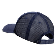 Licensed US Army Aviation Embroidered Low Profile Special Cotton Mesh Cap - Navy OSFM