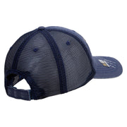 Licensed US Army Aviation Embroidered Low Profile Special Cotton Mesh Cap - Navy OSFM