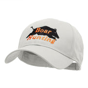 Boar Hunting Embroidered Low Profile Cap