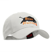 Boar Hunting Embroidered Low Profile Cap