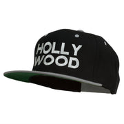 Hollywood Embroidered Two Tone Snapback Cap