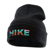 Hike Embroidered 12 Inch Long Knitted Beanie