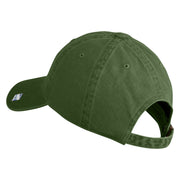 USAF Blue Letter Embroidered Pigment Dyed Cap - Olive OSFM